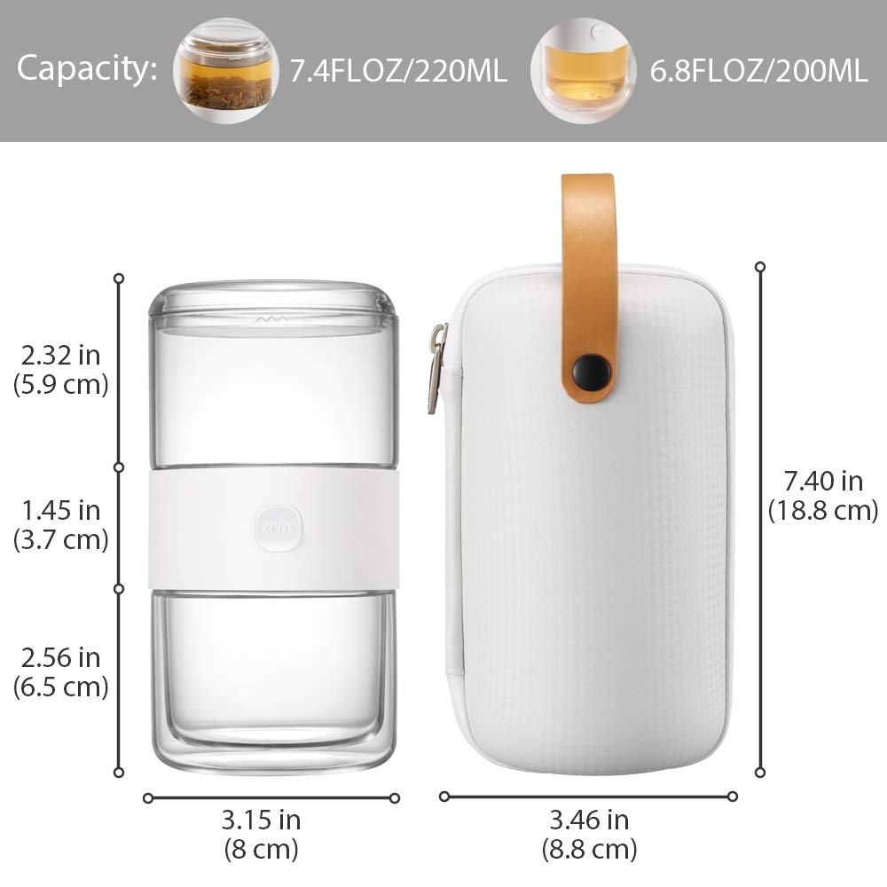 Travel Cup Set with Portable Case